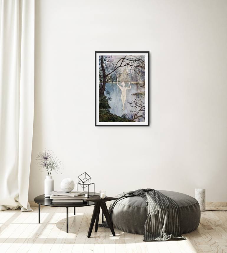 Original Expressionism Outer Space Painting by Natalia Andrushaewa