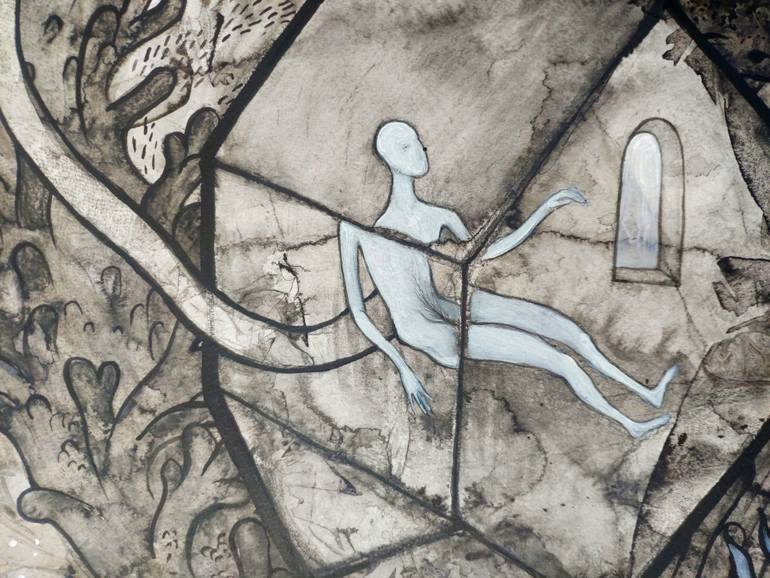 Original Figurative Home Drawing by Natalia Andrushaewa