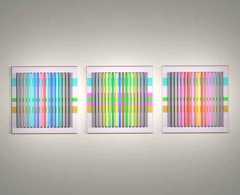 Anatomy of Color. Shadows ІІ (Triptych) - Print