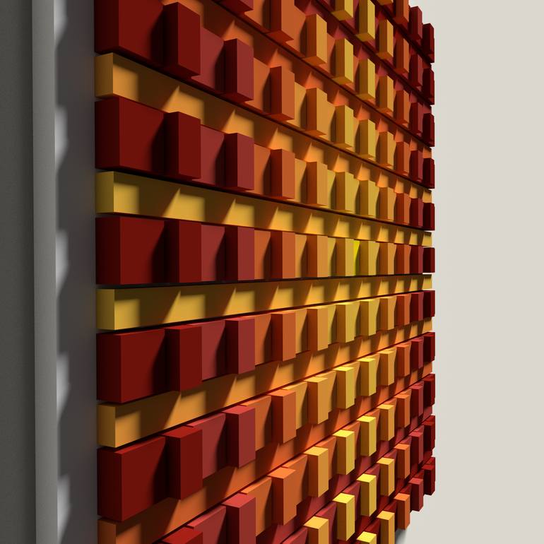 Original Art Deco Abstract Sculpture by Ihor Soloviov