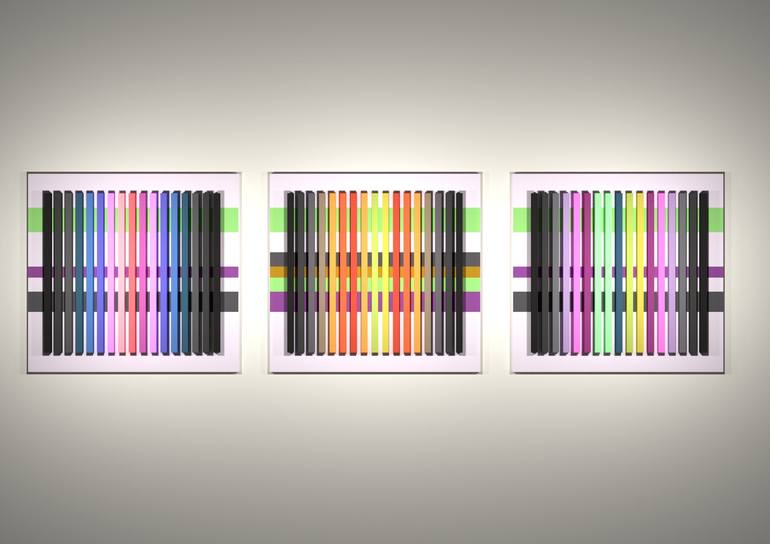 Anatomy of Color. Shadows (Triptych) - Print