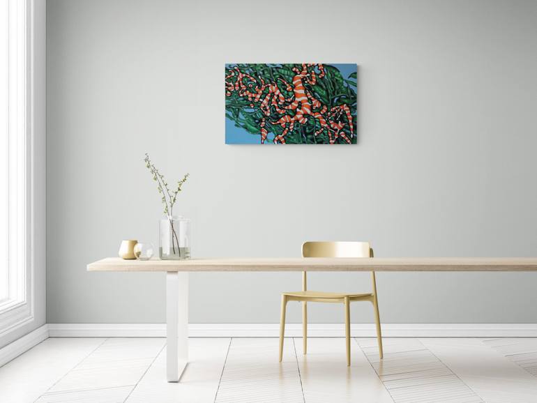 Original Abstract Expressionism Abstract Painting by Oleksandr Lekomtsev