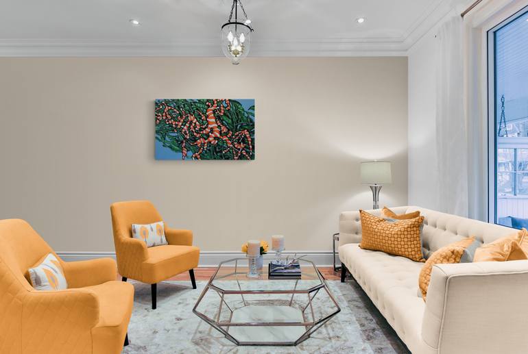Original Abstract Expressionism Abstract Painting by Oleksandr Lekomtsev