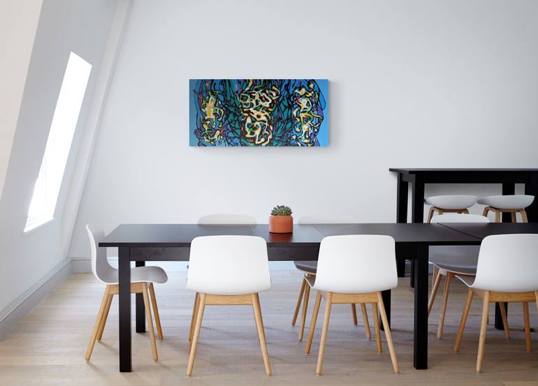 Original Modernism Abstract Painting by Oleksandr Lekomtsev