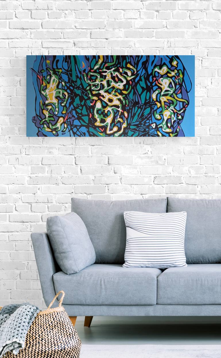 Original Modernism Abstract Painting by Oleksandr Lekomtsev