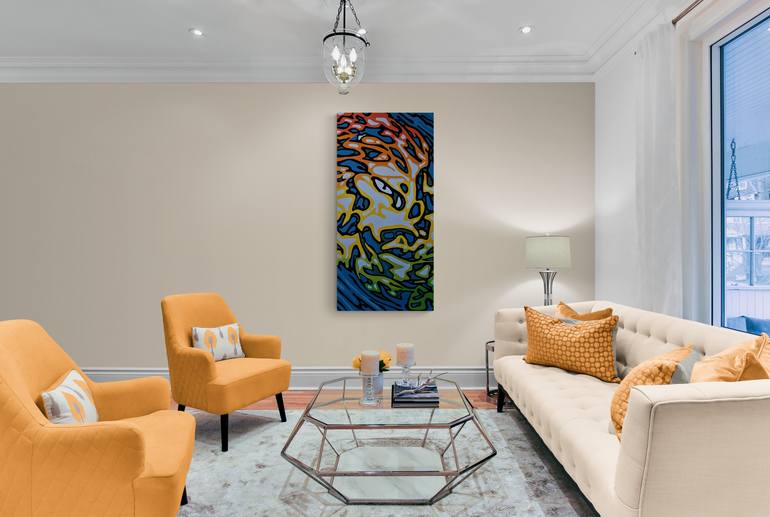 Original Modernism Abstract Painting by Oleksandr Lekomtsev