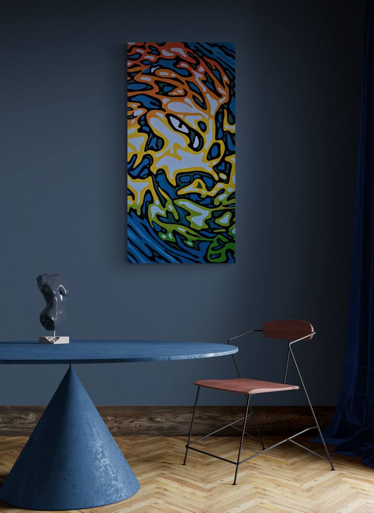 Original Modernism Abstract Painting by Oleksandr Lekomtsev