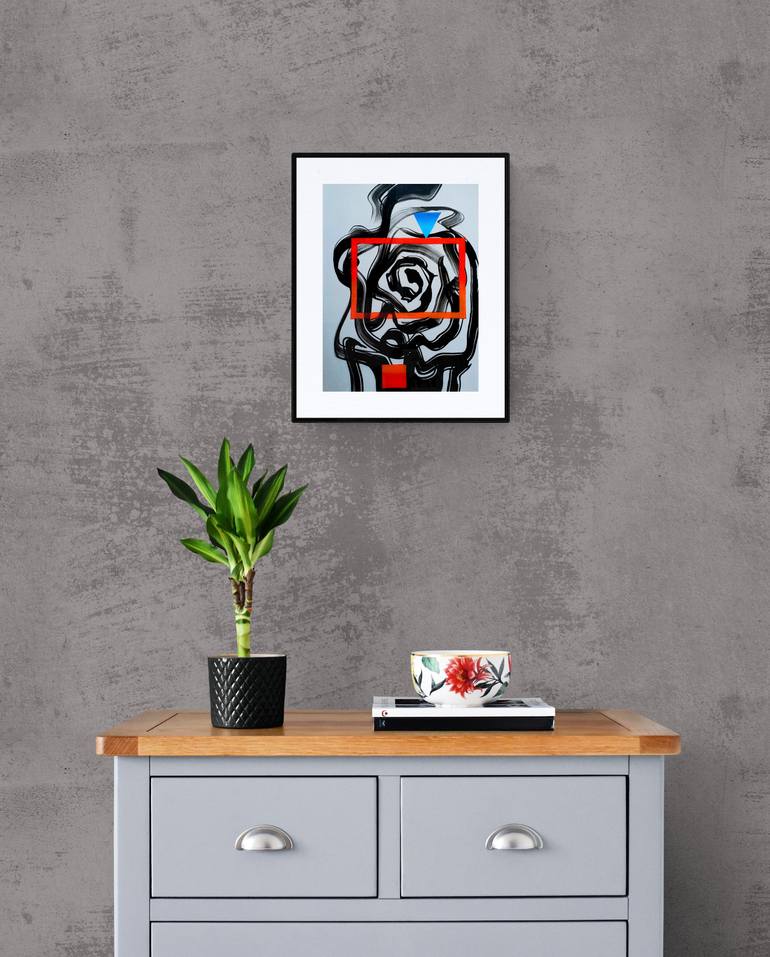 Original Abstract Expressionism Abstract Painting by Oleksandr Lekomtsev