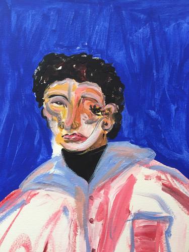 Print of Expressionism Portrait Paintings by Paul Guerrero