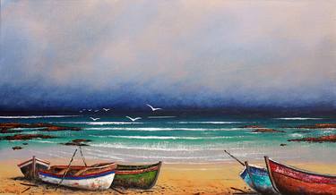 Original Beach Paintings by Joe Marais