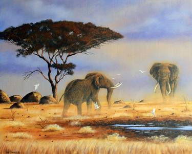 Original Fine Art Animal Paintings by Joe Marais