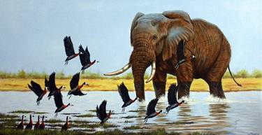 Original Animal Paintings by Joe Marais