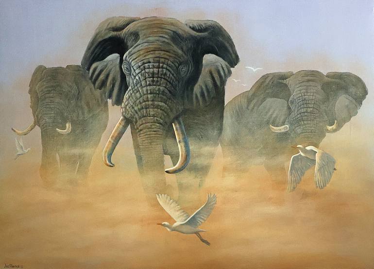 Original Realism Animal Painting by Joe Marais