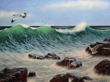 Original Realism Beach Paintings by Joe Marais