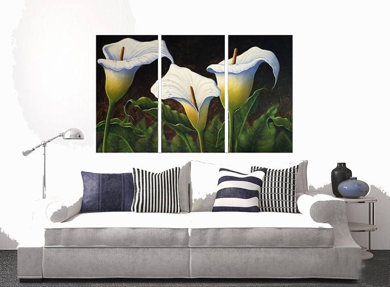 Original Realism Floral Painting by Joe Marais