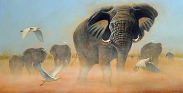 Original Realism Animal Paintings by Joe Marais