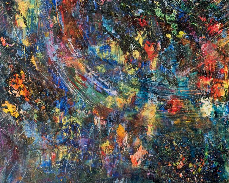 Original Abstract Painting by Domonkos Gabor Jurak