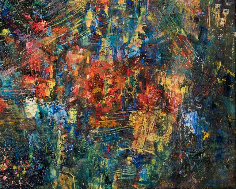Original Abstract Painting by Domonkos Gabor Jurak
