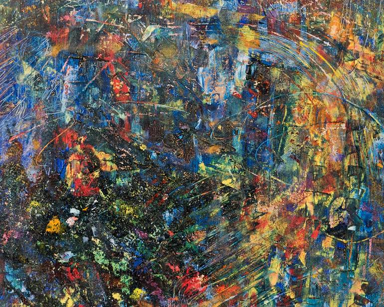 Original Abstract Painting by Domonkos Gabor Jurak
