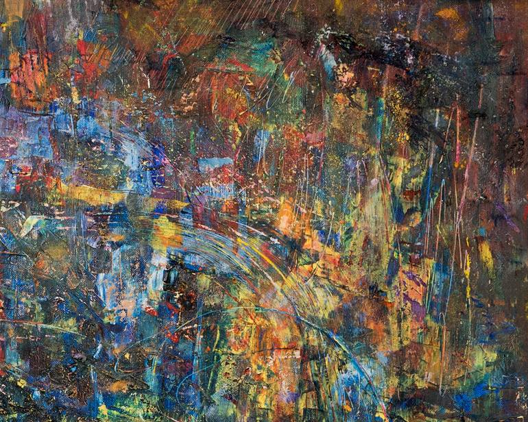 Original Abstract Painting by Domonkos Gabor Jurak