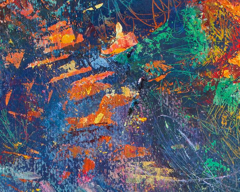 Original Abstract Expressionism Abstract Painting by Domonkos Gabor Jurak
