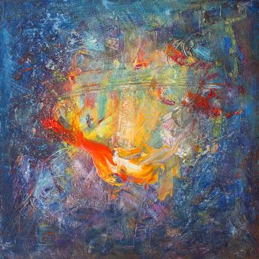 Original Abstract Expressionism Abstract Painting by Domonkos Gabor Jurak