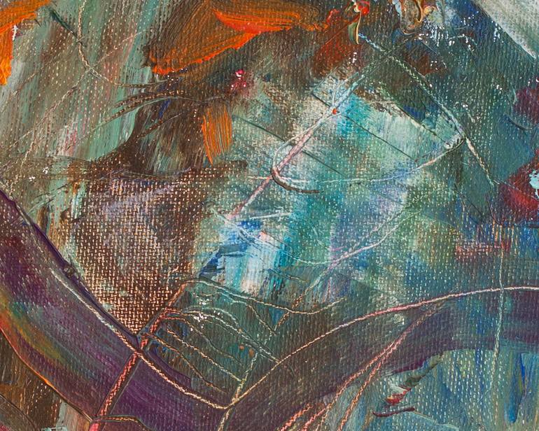 Original Abstract Expressionism Abstract Painting by Domonkos Gabor Jurak