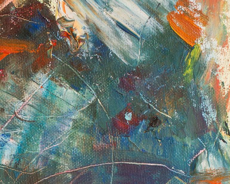 Original Abstract Expressionism Abstract Painting by Domonkos Gabor Jurak
