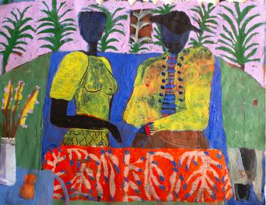 Original Abstract Expressionism Women Paintings by Saida Zahidova