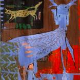 the blue deer by Saida Zahidova