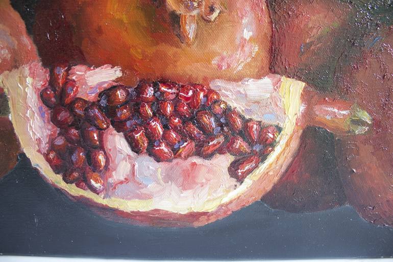 Original Food Painting by Saida Zahidova