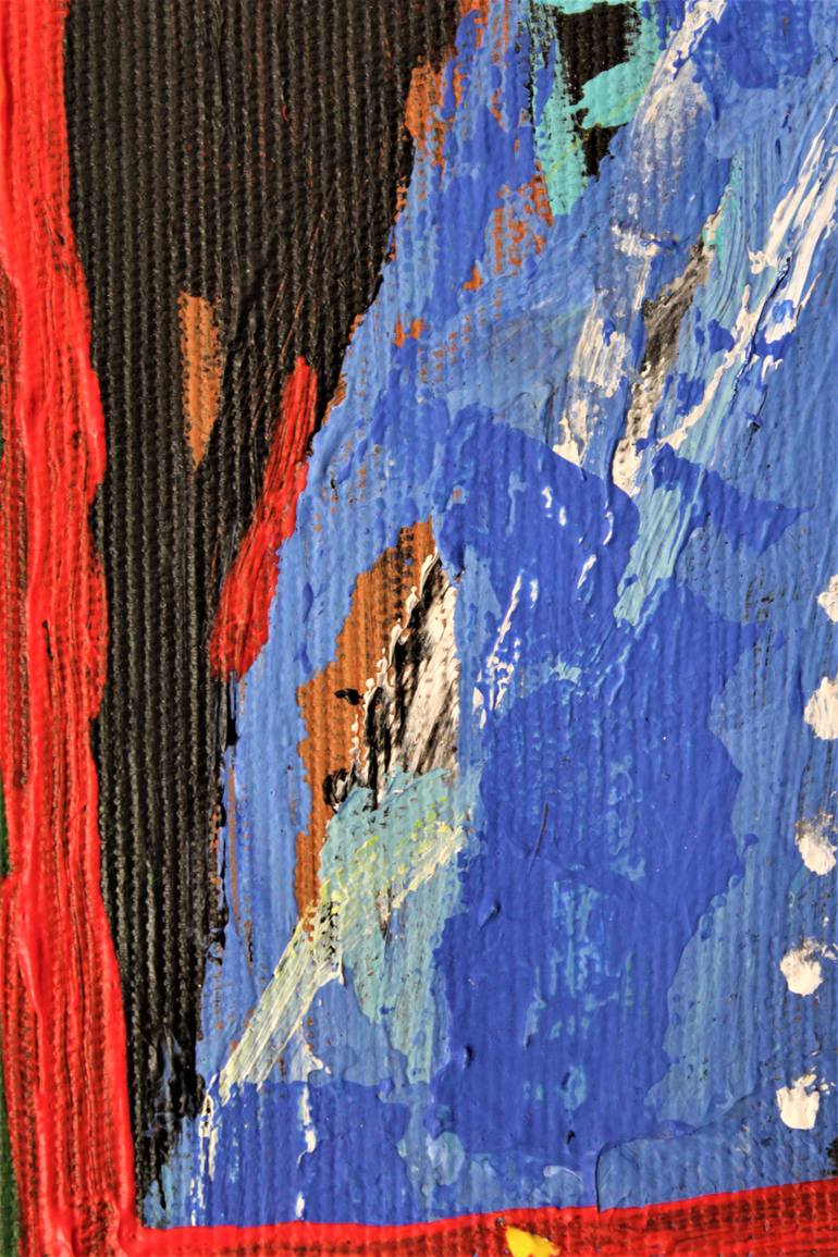 Original Abstract Expressionism Women Painting by Saida Zahidova