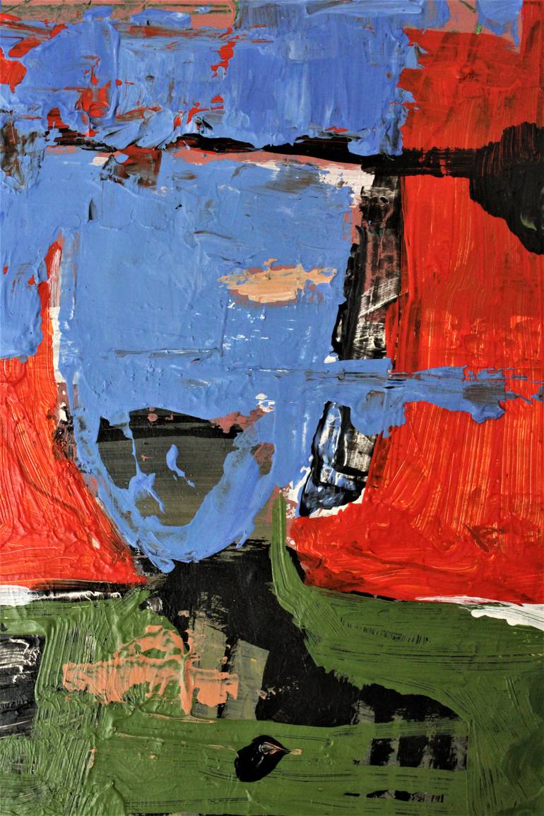 Original Abstract Expressionism Abstract Painting by Saida Zahidova