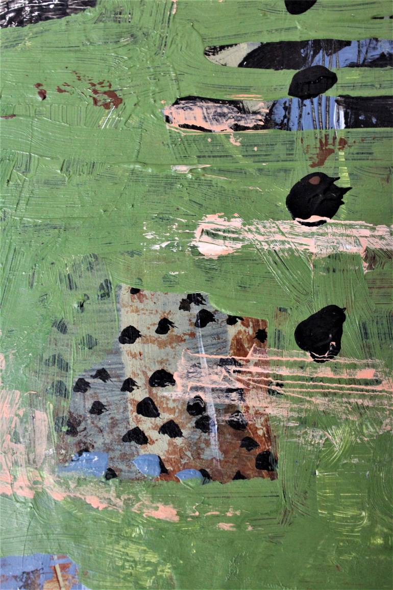 Original Abstract Expressionism Abstract Painting by Saida Zahidova