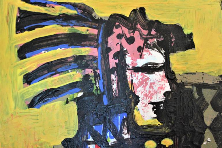 Original Expressionism Abstract Painting by Saida Zahidova