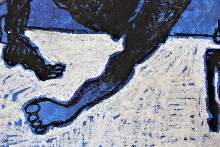 Original Abstract Expressionism Abstract Painting by Saida Zahidova