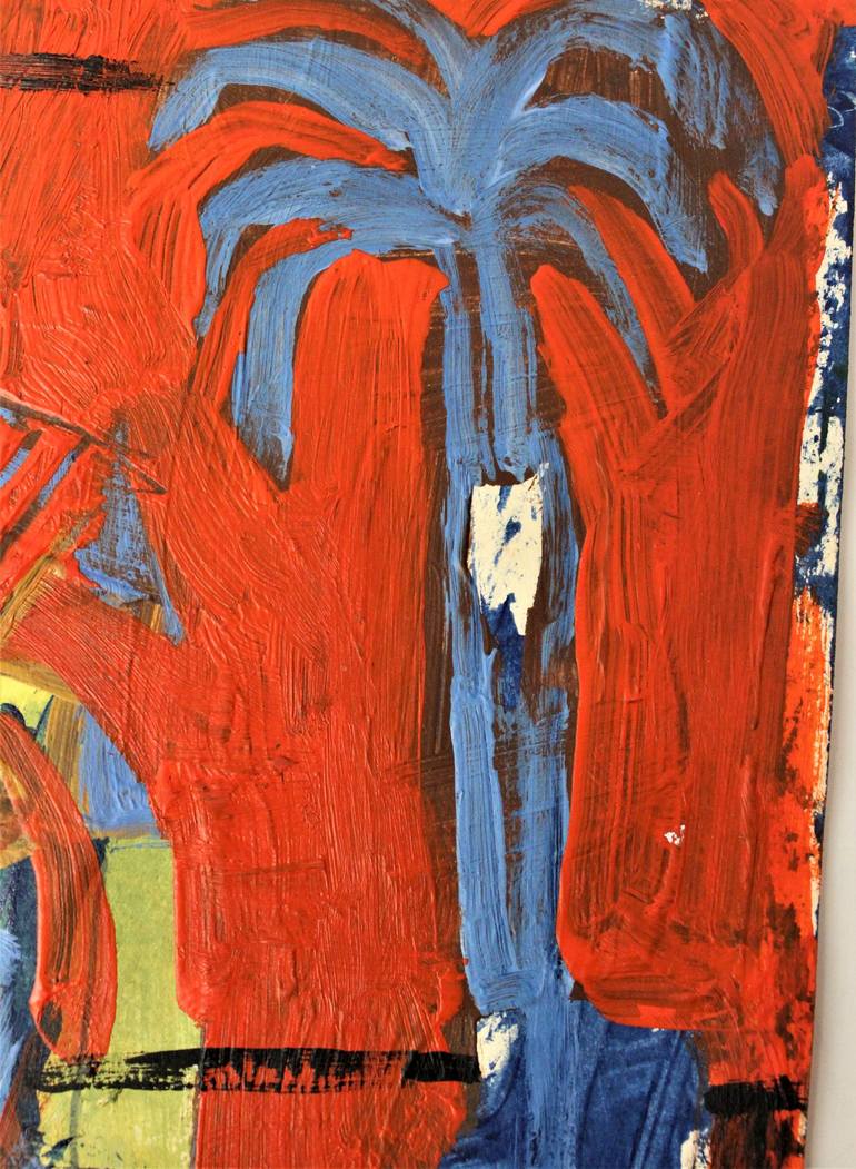 Original Abstract Expressionism Abstract Painting by Saida Zahidova