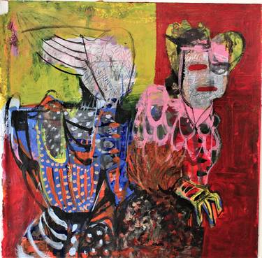 Original Abstract Expressionism Abstract Paintings by Saida Zahidova
