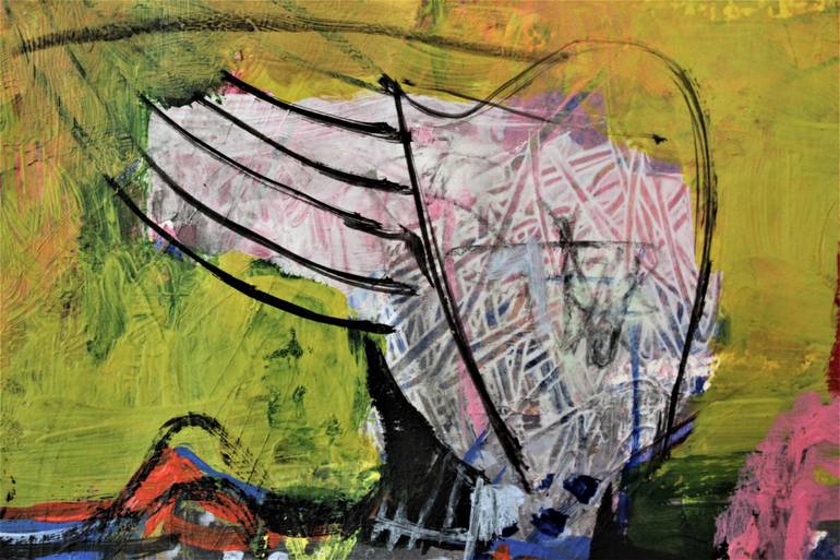 Original Abstract Expressionism Abstract Painting by Saida Zahidova