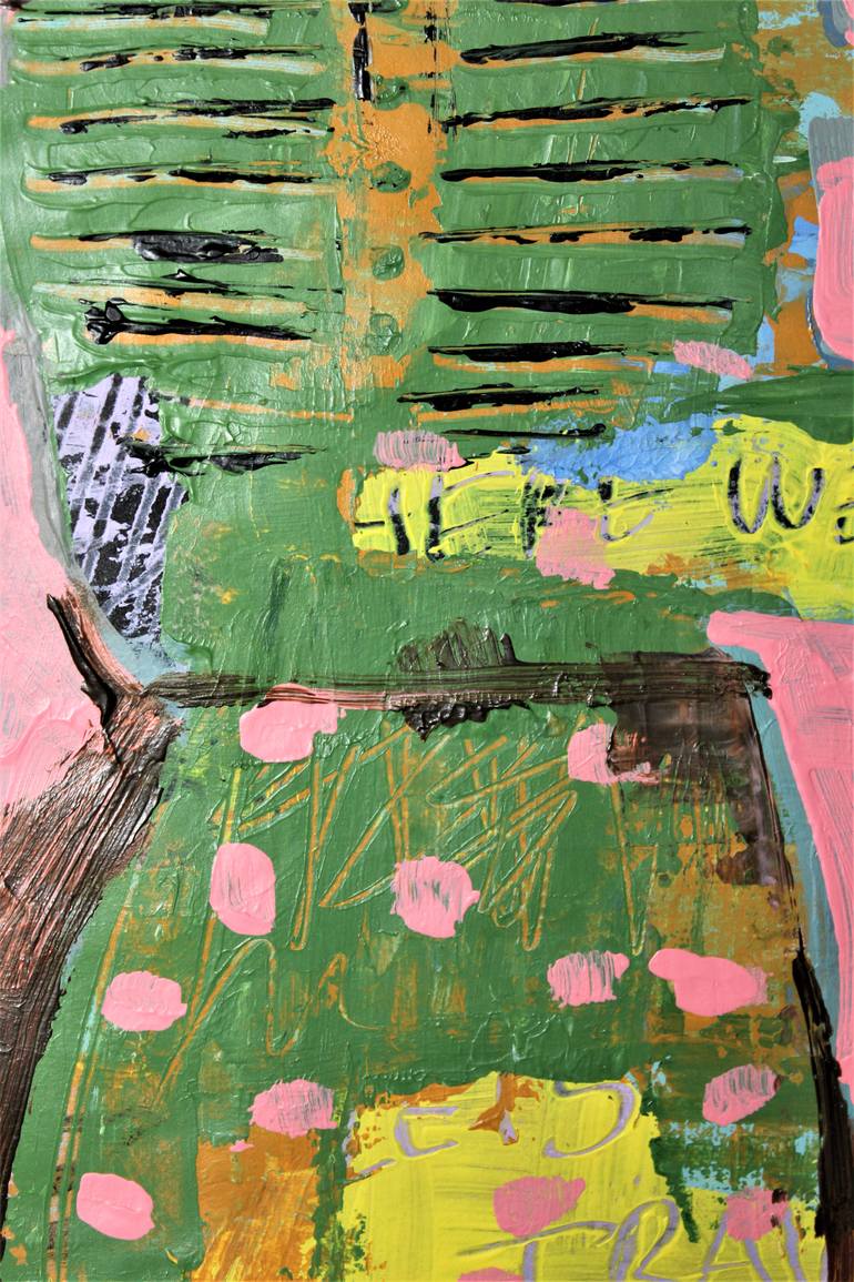 Original Abstract Expressionism Abstract Painting by Saida Zahidova