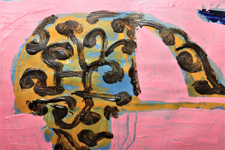 Original Abstract Expressionism Abstract Painting by Saida Zahidova