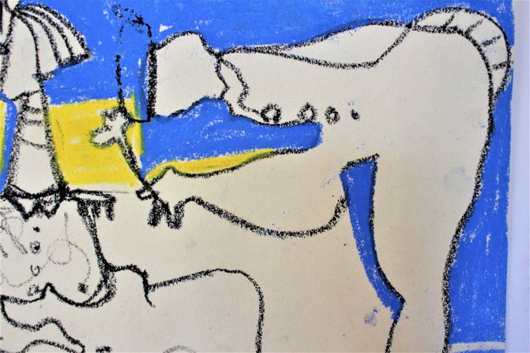 Original Contemporary Abstract Drawing by Saida Zahidova