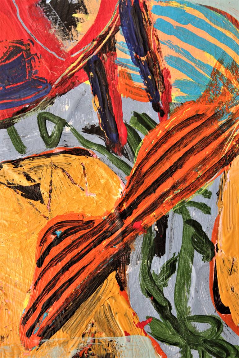 Original Contemporary Abstract Painting by Saida Zahidova