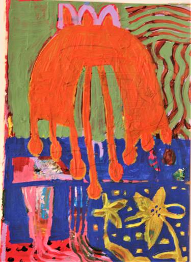 Original Abstract Expressionism Abstract Paintings by Saida Zahidova