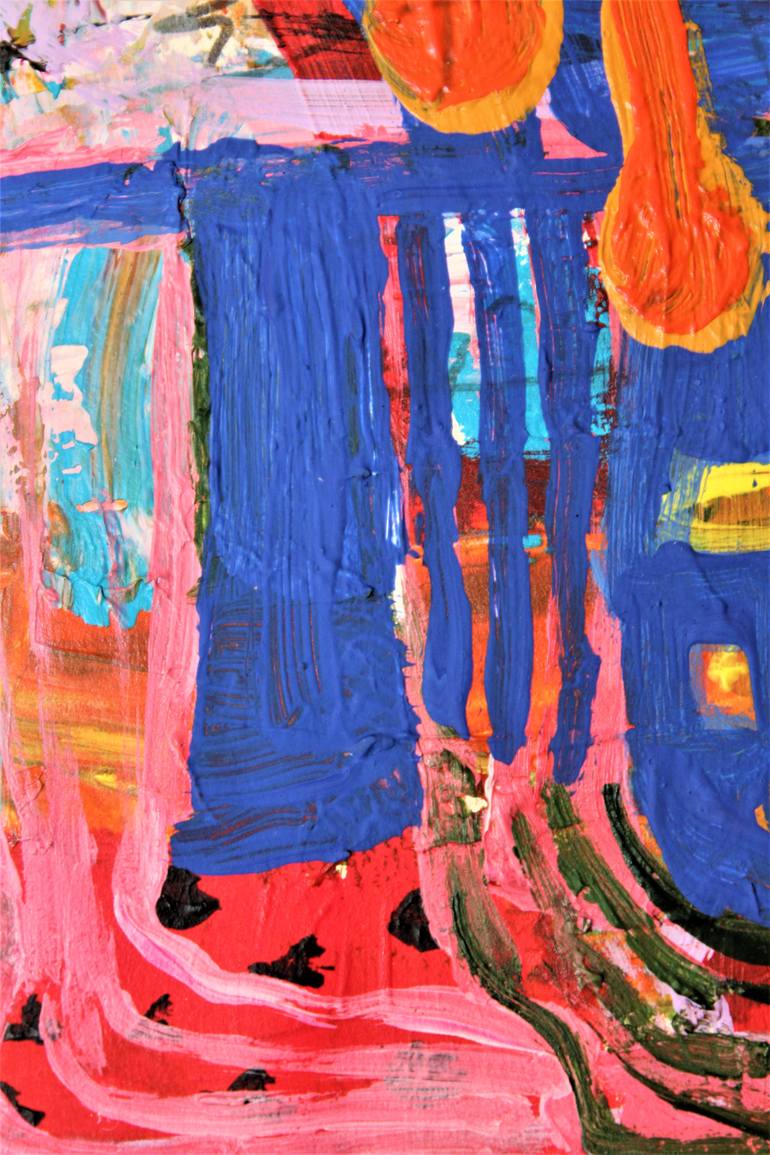 Original Abstract Expressionism Abstract Painting by Saida Zahidova