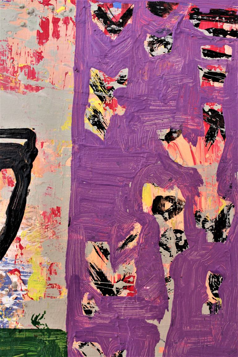 Original Abstract Expressionism Abstract Painting by Saida Zahidova