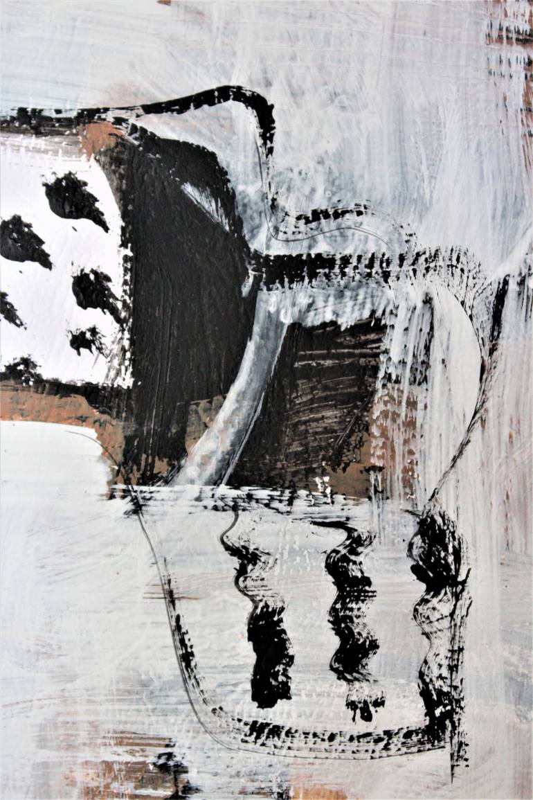 Original Abstract Expressionism Abstract Painting by Saida Zahidova