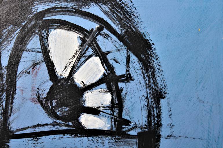 Original Abstract Expressionism Abstract Painting by Saida Zahidova