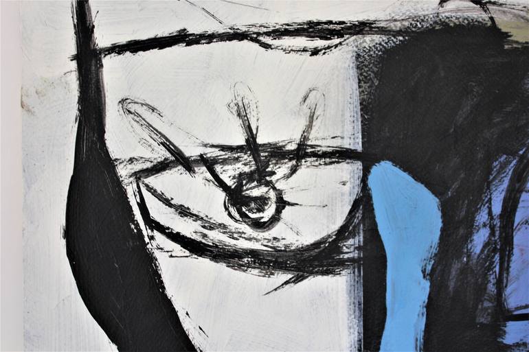 Original Abstract Expressionism Abstract Painting by Saida Zahidova