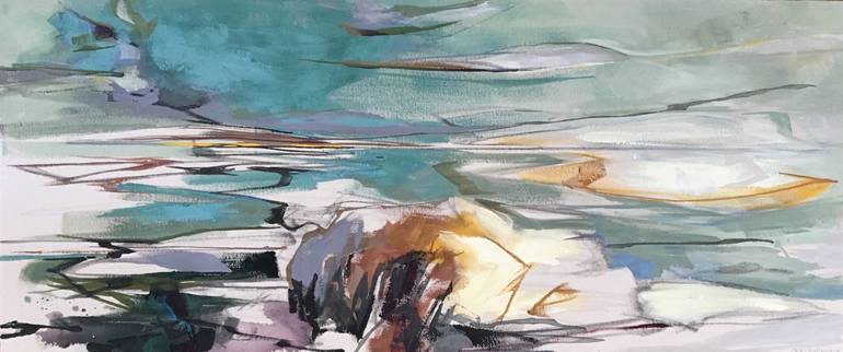 Original Abstract Beach Paintings by Jeffrey Fitzgerald